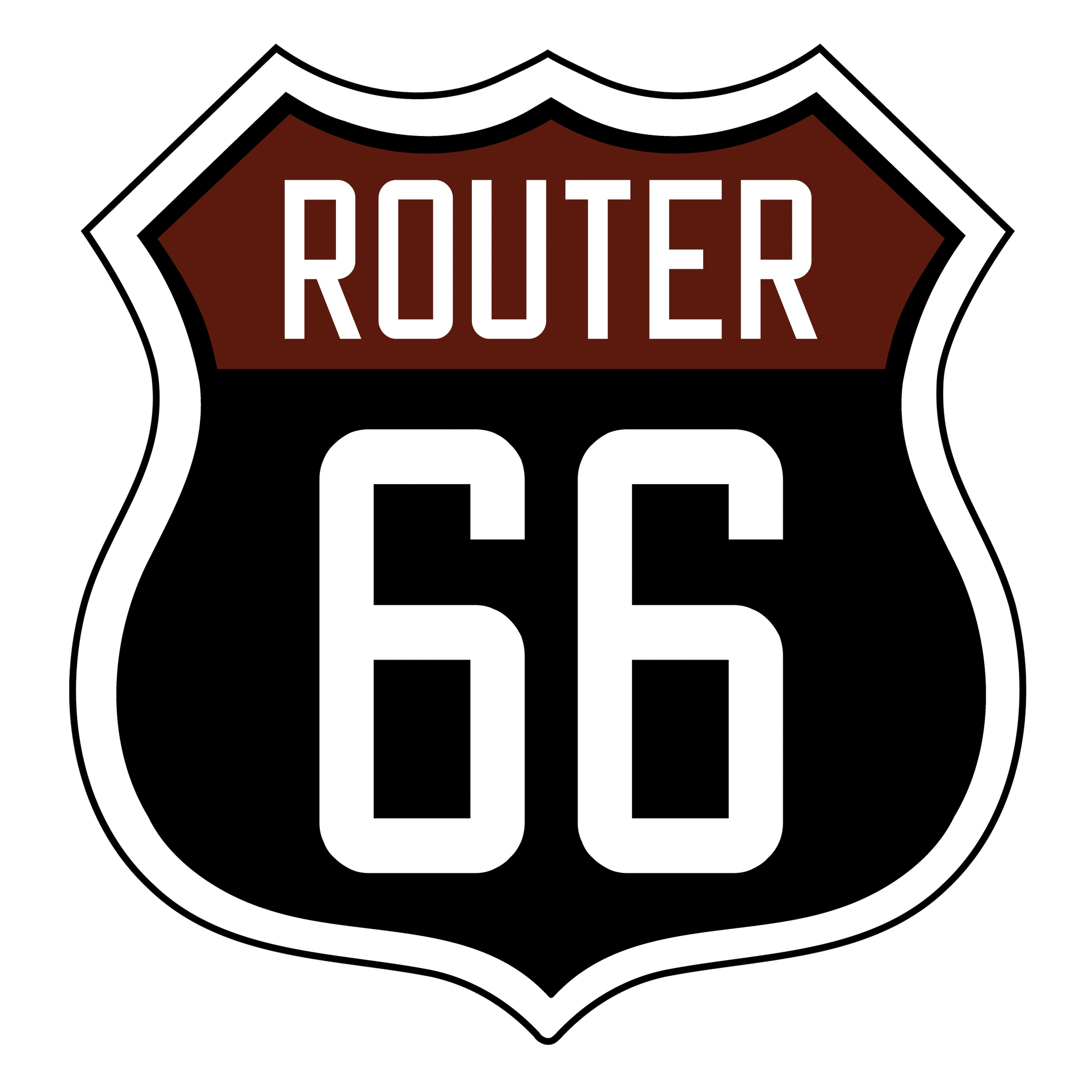 Router66 shield logo